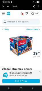 Vileda Ultra Max Dweilsysteem - Nieuw!, Ophalen of Verzenden, Mop of Dweil