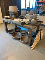 Old barn old farm eettafel 180 cm bij 90 cm, Ophalen, 50 tot 100 cm, Vijf personen of meer, 150 tot 200 cm