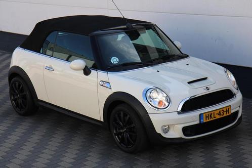 Mini Mini Cabrio 1.6 Cooper S 184PK Navi Leder Cruise !, Auto's, Mini, Bedrijf, Te koop, Cabrio, ABS, Airbags, Airconditioning