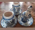 Delfts Blauw set handpainted 1668 GILDE, Antiek en Kunst, Ophalen of Verzenden