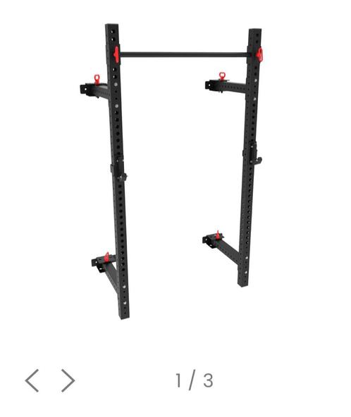 PTessentials SR100 Squat Rack - Nieuw!, Sport en Fitness, Fitnessapparatuur, Nieuw, Krachtstation, Armen, Metaal, Ophalen