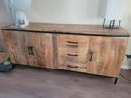 Dressoir en TV kast van mangohout, Huis en Inrichting, Kasten | Dressoirs, Ophalen, Zo goed als nieuw, 25 tot 50 cm, 150 tot 200 cm