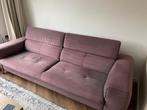 Aubergine verstelbare hoofdsteunen bank lengte 258 cm 4zits, Huis en Inrichting, Banken | Bankstellen, Ophalen, 250 tot 300 cm