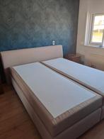 Ultima boxspring 180x220 taupe kleur, Huis en Inrichting, Slaapkamer | Boxsprings, Ophalen, Gebruikt, Tweepersoons, 180 cm