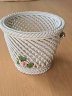 Zeer zeldzame antieke opengewerkte Italiaanse bloempot, Ophalen of Verzenden, Zo goed als nieuw, Overige materialen, Balkon