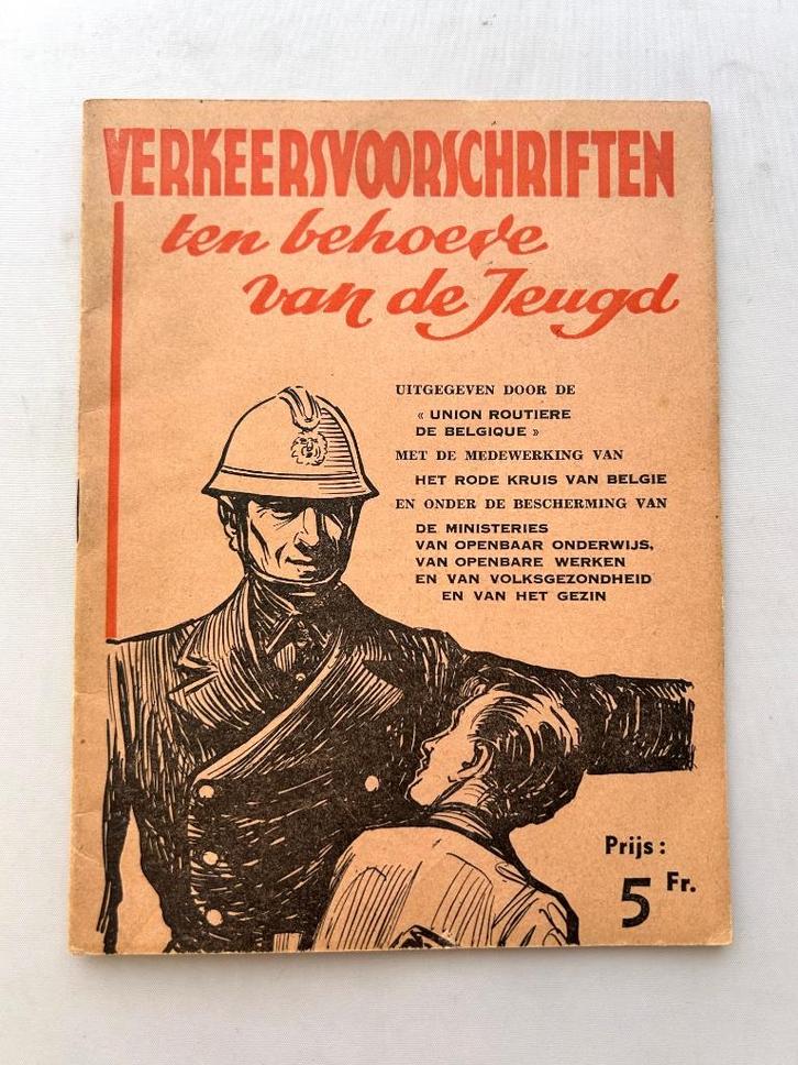 oud vintage boek educatie boek verkeersvoorschriften, Antiek en Kunst, Antiek | Boeken en Bijbels, Ophalen of Verzenden