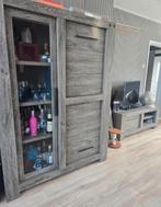 Complete houten meubelset te koop: salon- , tv- en kast, Huis en Inrichting, Complete inboedels, Ophalen