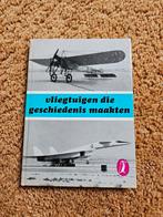 Boekje, vliegtuigen die geschiedenis maakten, Verzamelen, Luchtvaart en Vliegtuigspotten, Ophalen of Verzenden, Nieuw, Boek of Tijdschrift