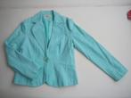ongedragen aqua blauw jasje 40, Maat 38/40 (M), Blauw, Ophalen of Verzenden, Jasje