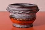 Retro vintage jaren 70 West-Germany fat lava bloempot, Ophalen of Verzenden