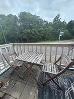 Balkon tafel met stoelen (ikea), Ophalen, Gebruikt, Rechthoekig