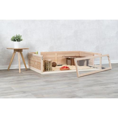 Trixie indoor ren knaagdieren cavia hout / plexiglas, Dieren en Toebehoren, Knaagdieren en Konijnen | Hokken en Kooien, Nieuw