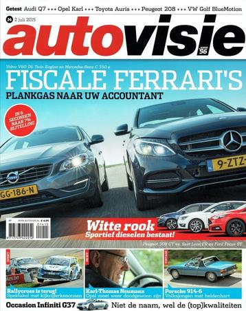 Autovisie 2015 nr. 14 (o.a. Mercedes C 350e & Volvo V60 D6) beschikbaar voor biedingen