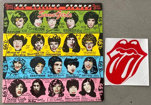 The Rolling Stones - Some Girls + bonus sticker, Cd's en Dvd's, Vinyl | Rock, Gebruikt, Poprock, Overige formaten, Ophalen of Verzenden