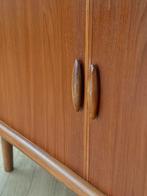 Vintage dressoir sideboard Dyrlund jaren 50/60 Deens design, Ophalen, 100 tot 150 cm, Teakhout, Deens design