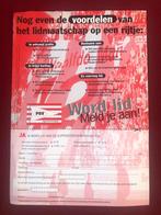 PSV Folder Supportersvereniging lidmaatschap, Ophalen of Verzenden, Zo goed als nieuw, PSV