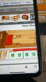 Vintage Houten Chalet Bouwset, Ophalen of Verzenden, Gebruikt, Overige merken