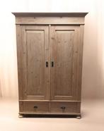 Prachtige oud grenen kledingkast, Gebruikt, 100 tot 150 cm, Landelijk, 50 tot 75 cm