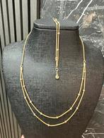 Prachtige 14k gouden balletjes set, Sieraden, Tassen en Uiterlijk, Kettingen, Ophalen of Verzenden, Nieuw, Goud