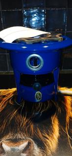 Kobaltblauw 1-pits petroleumstel - bijna nieuwstaat, Ophalen of Verzenden