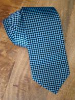 100% zijde Stropdas Blauw ruit design ongedragen -NIEUW-, Kleding | Heren, Ophalen of Verzenden, Nieuw, Blauw, Met patroon