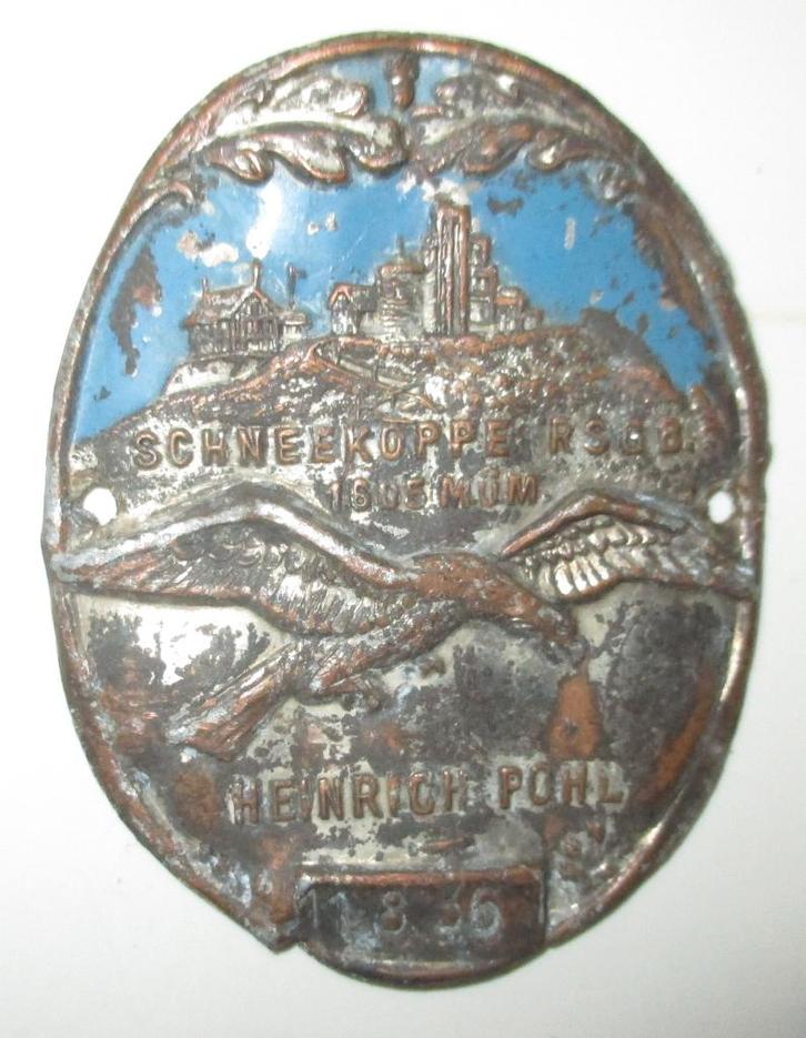 Tsjechische Wandelstokplaatjes (Stocknägel)  wandelstok., Sport en Fitness, Bergsport en Wandelen, Gebruikt, Schoenen, Ophalen of Verzenden