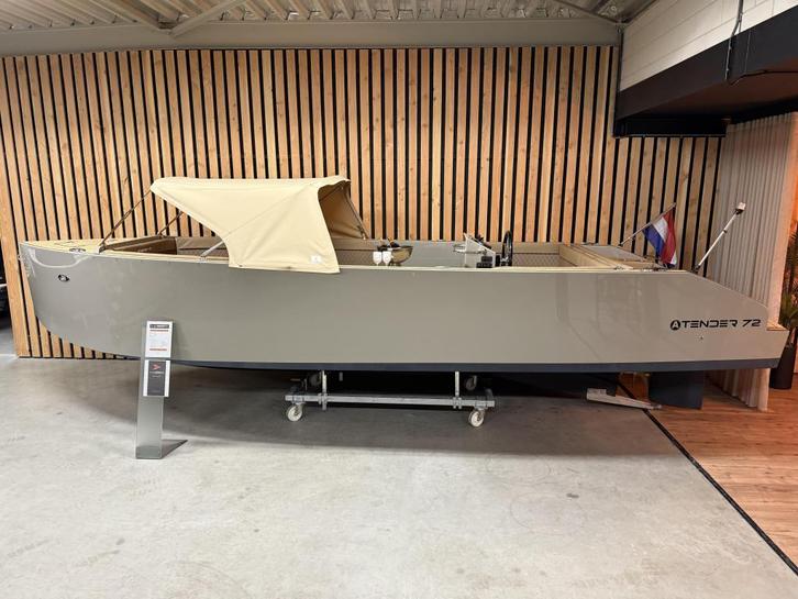 Nieuwe! ATENDER 72 '42PK VETUS' BOEGSCHR AUDIO! LED CARBON!, Watersport en Boten, Sloepen, Zo goed als nieuw, 30 tot 50 pk, 6 meter of meer