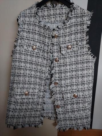Tweed Vest - Stijlvol & Tijdloos! beschikbaar voor biedingen