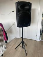 Portable speaker system QTX incl standaard/mic/hoes/headset, Muziek en Instrumenten, Ophalen, Gebruikt, Minder dan 500 watt, P.A.