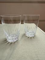 Twee kristallen glazen, Ophalen, Schaal, Rond, Glas