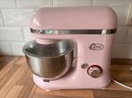 Bestron Keukenmachine roze, Ophalen of Verzenden, Zo goed als nieuw, Vaatwasserbestendig, 3 snelheden of meer