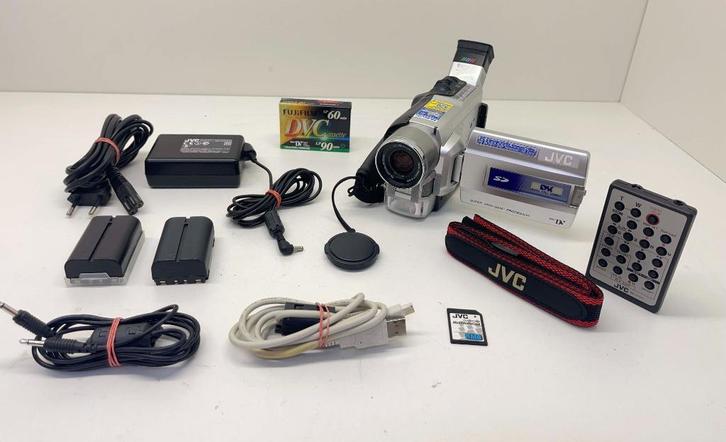 JVC GR-DVL557E Mini DV met DV uit om Digitaliseren, Audio, Tv en Foto, Videocamera's Digitaal, Zo goed als nieuw, Camera, Mini dv