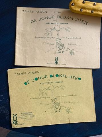 De jonge blokfluiter; eerste & tweede leerboek; James Arden beschikbaar voor biedingen