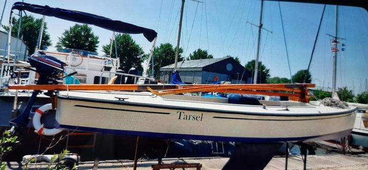 nette compete VALK zeilboot + BBM voor heel weinig !!!!, Watersport en Boten, Open zeilboten, Gebruikt, Valk, 6 meter of meer