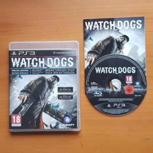 OPRUIMEN | PS3 | Watch Dogs, Spelcomputers en Games, Games | Sony PlayStation 3, Gebruikt, Avontuur en Actie, 1 speler, Vanaf 18 jaar