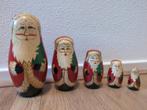 Matroesjka Kerstmannen - 5 Poppen, Ophalen of Verzenden, Gebruikt