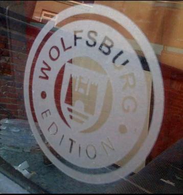VW Wolfsburg Edition sticker, bus kever volkswagen aircooled beschikbaar voor biedingen