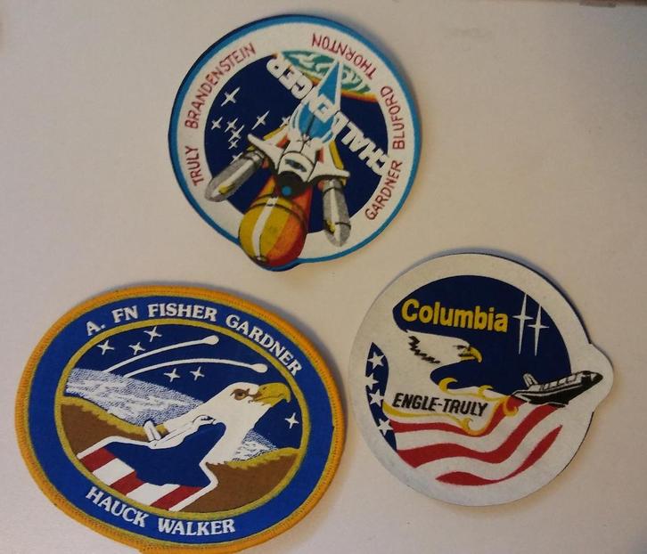 Nasa space ruimtevaart patches air force apollo challenger, Hobby en Vrije tijd, Naaien en Fournituren, Nieuw, Ophalen of Verzenden