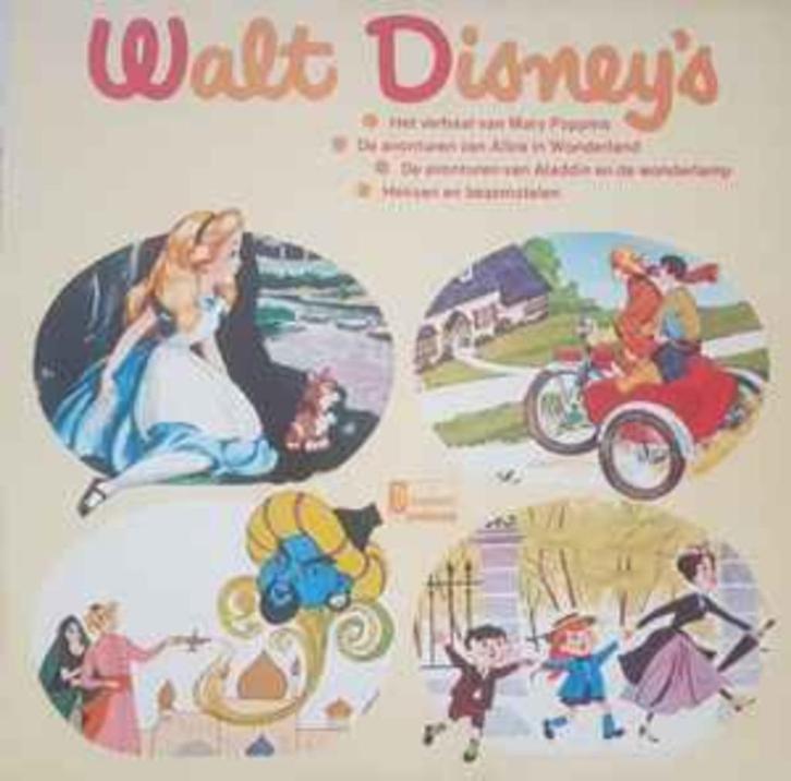 Walt Disney - 4 Verhalen  Originele LP Nieuw., Cd's en Dvd's, Vinyl | Kinderen en Jeugd, Nieuw in verpakking, Verhaal of Sprookje