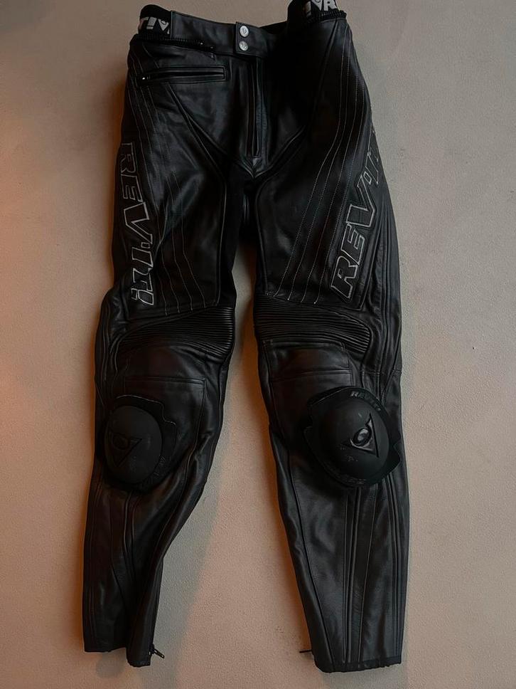 Rev'it! Motorbroek Leer maat 52, Motoren, Kleding | Motorkleding, Broek | leer, Heren, Tweedehands, Ophalen of Verzenden