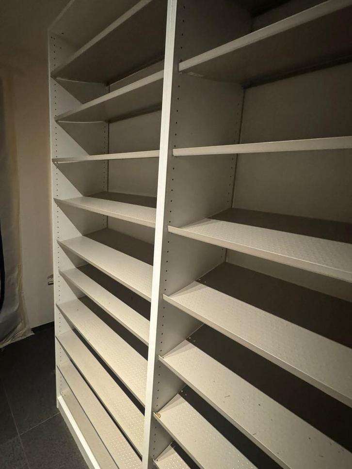 2x Pax kledingkast met 18 komplement schoenenplanken, Huis en Inrichting, Kasten | Kledingkasten, Zo goed als nieuw, 200 cm of meer