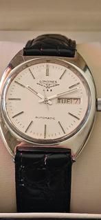 Longines Automatic cal 508 day date ref 1510, Ophalen of Verzenden, Leer, Overige merken