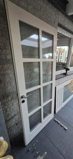 Meranti Buitendeur met Driepuntssluiting - 211x87x6 cm, Doe-het-zelf en Verbouw, Ophalen of Verzenden