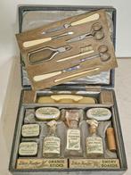 Uitgebreid antiek Victoriaans Engels manicure set., Ophalen of Verzenden