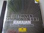 BEETHOVEN Symphonien 4 & 7 CD VON KARAJAN DG TOP CONDITIE, Ophalen of Verzenden, Classicisme, Zo goed als nieuw, Orkest of Ballet