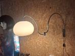 Vintage dubbele boog dijkstra wandlamp, Huis en Inrichting, Ophalen of Verzenden, Zo goed als nieuw, Metaal, Vintage dutch design