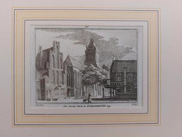476 / De grote kerk te Schoonhoven Gravure van H. Spilman beschikbaar voor biedingen