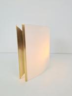 Regency Panzeri Tecla wandlamp messing opaline glas ’80 goud, Huis en Inrichting, N, N, Regency vintage, Ophalen of Verzenden