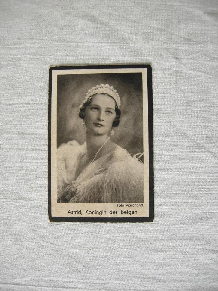 Bidprentje Koningin Astrid Stockholm 1905 Kussnacht 1935, Verzamelen, Bidprentjes en Rouwkaarten, Bidprentje, Verzenden