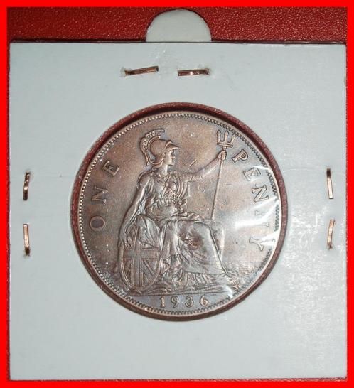 ⰆMISTRESS OF SEAS: GREAT BRITAIN 1 PENNY 1936 GEORGE V 1911-, Postzegels en Munten, Munten | Europa | Niet-Euromunten, Losse munt